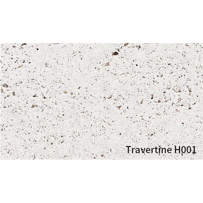 Piastrelle per pavimenti in travertino con rivestimento in materiale argilloso modificato