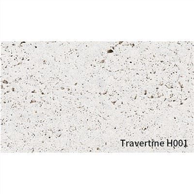 Piastrelle per pavimenti in travertino con rivestimento in materiale argilloso modificato